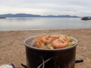 うどん入れたところ