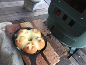 パンの焼き上がり