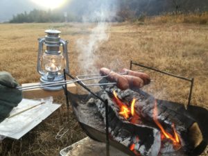 ウィンナーのワイルド焼