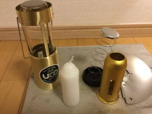 UCOキャンドルを分解する