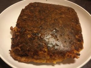 焦げたライスバーガー