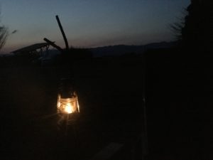 夜明け前のランタン