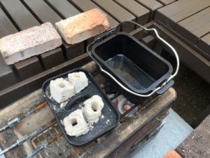 ダッチオーブンのプレヒート