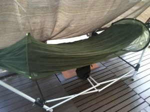 ハンモック設置