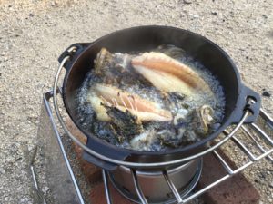 オコゼのから揚げ