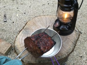 お肉の焼き上がり