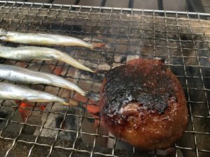 小さくなったハンバーグ