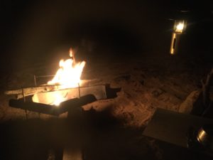 UCOキャンドルランタンと焚火