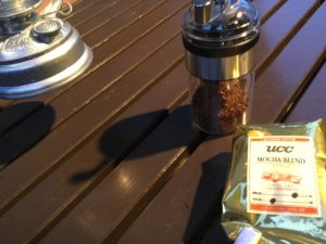 挽いた後のマメ