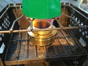 ゴトクとして使う焚火台