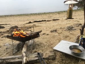 キャンプの風景