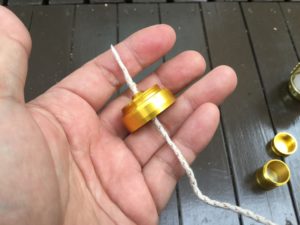 貫通成功!芯が通る