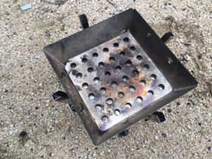 ファイアグリルsolo3時間使用後の画像