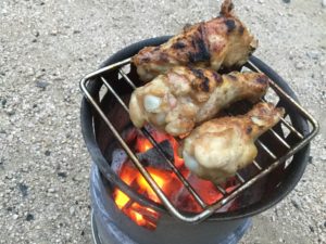 手羽元の炭火焼き