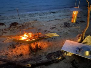 朝4時の海の写真