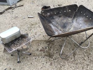 ファイアグリルsoloと焚火台L