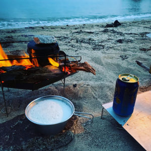 アルミパーソナルクッカーで炊飯