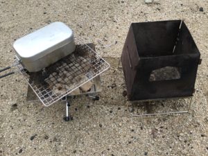 ファイアグリルsoloとネイチャーストーブラージ