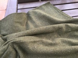 ウールブランケットの質感