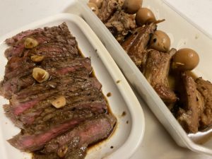 ローストビーフとスペアリブ