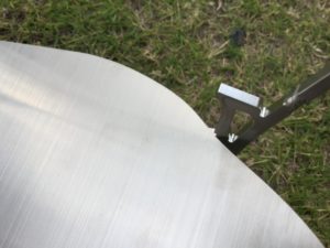 炭受けの止める加工