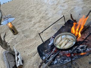 スノーピークの蓋のハンドル