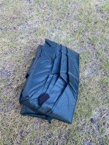 開封後のタープ