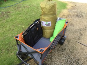 アウトドアワゴンのサイズ感