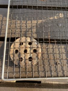 網でロストルを作る