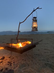 存在感を増す焚火たち