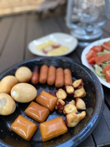 冷燻と温燻の色の違い