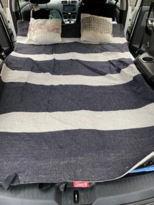 車内のマットが出来上がり