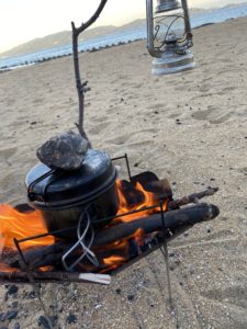 アルミパーソナルクッカーで炊飯