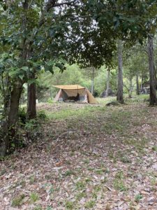 Onetigrisのテント設営完了