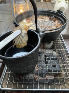 カサゴのひれ酒