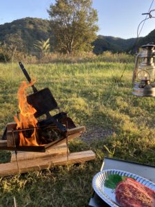 バウルーを温める