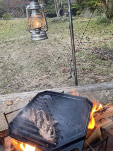 ユニ鉄でステーキ