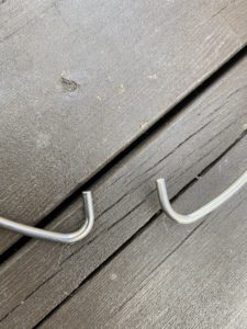 Seriaのハンガー掛け