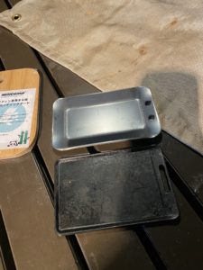 oka-d-art黒皮鉄板スモール