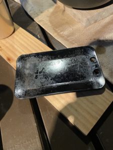 oka-d-art黒皮鉄板スモール