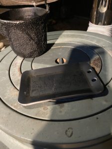 oka-d-art黒皮鉄板スモール