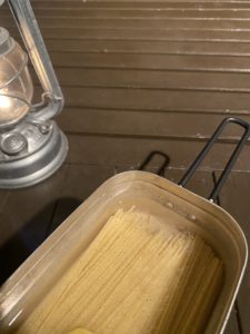 メスティンパスタの水量