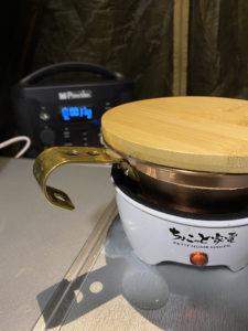 ポータブル電源で炊飯