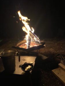 焚き火