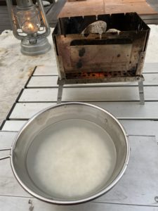 シェラカップ炊飯