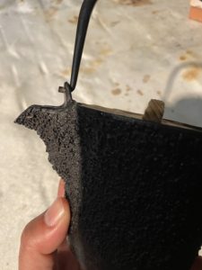 調子燗瓶の注ぎ口