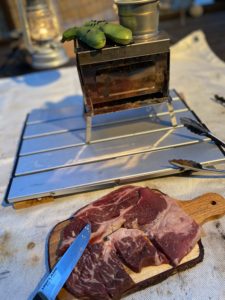 B-6君でおうちキャンプ