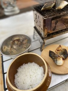 B-6君で作った朝ご飯