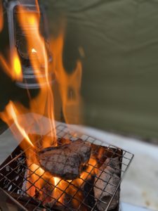 B-6君でステーキ