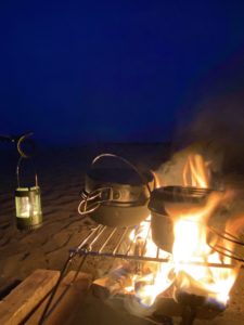 ファイアグリルsoloで料理